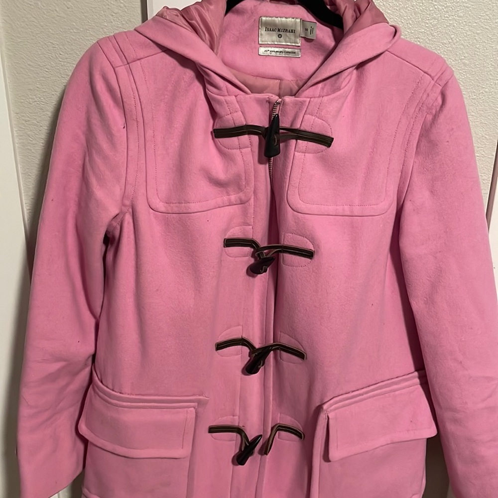 Pink Toggle Button Coat-Target Isaac Mizrahi